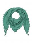 Jalfe "Scarf Eyelet Merino"  Emerald Melange 