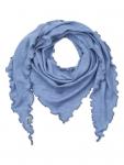 Jalfe "Scarf Eyelet Merino"  Light Blue Melange 