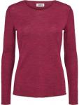 Jalfe "Shirt Plain Merino" Kirsch Melange 