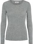 Jalfe "Shirt Plain Merino" Grey Melange 