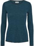 Jalfe "Shirt Plain Merino" Petrol Melange 