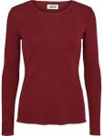 Jalfe "Shirt Plain Merino" Dark Red Melange 