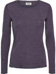 Jalfe "Shirt Plain Merino" Purple Melange 