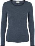 Jalfe "Shirt Plain Merino" Denim Melange 