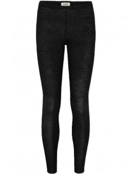 Jalfe "Leggings Eyelet Merino" Black 
