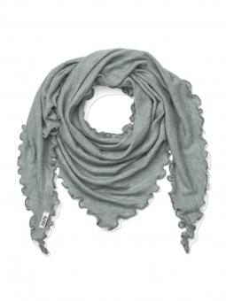 Jalfe "Scarf Eyelet Merino"  Grey Melange 