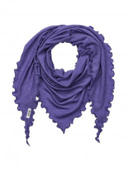 Jalfe "Scarf Eyelet Merino"  Violet Melange 