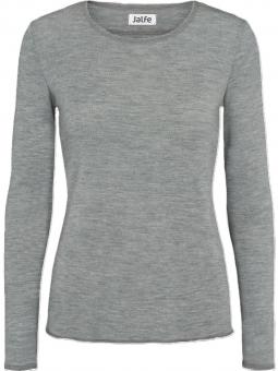 Jalfe "Shirt Plain Merino" Grey Melange 