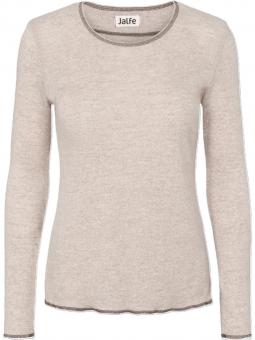 Jalfe "Shirt Plain Merino" Natural Melange 