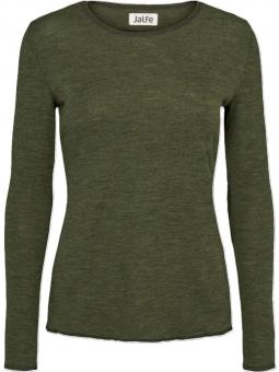 Jalfe "Shirt Plain Merino" Pine Melange 