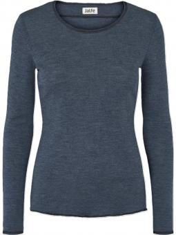 Jalfe "Shirt Plain Merino" Denim Melange 