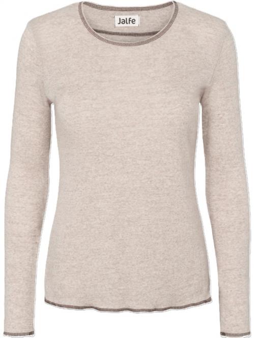 Jalfe "Shirt Plain Merino" Natural Melange 