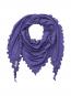 Jalfe "Scarf Eyelet Merino"  Violet Melange 